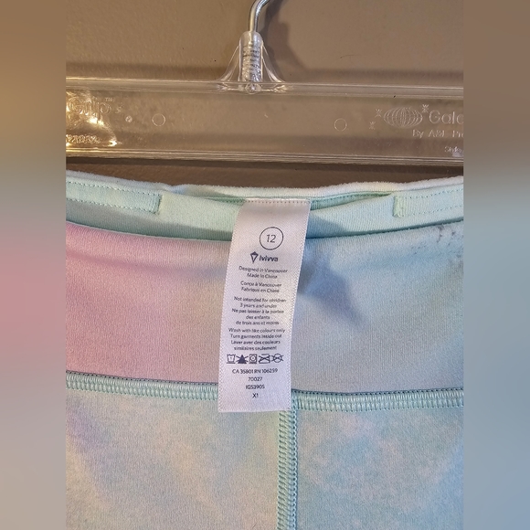 Ivivva Leggings Mountain Scene Sz 12 - Picture 3 of 5